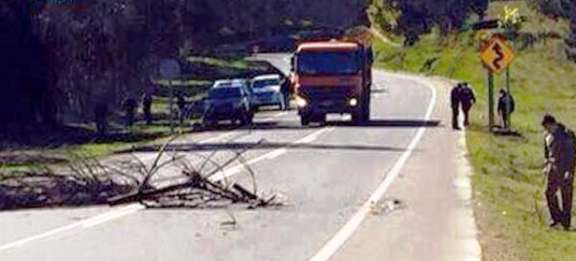 Con fusiles intentan asaltar camión blindado en Lumaco 1 Foto gentileza radio Nativa de Lumaco