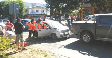 Dos personas lesionadas dejó accidente de tránsito