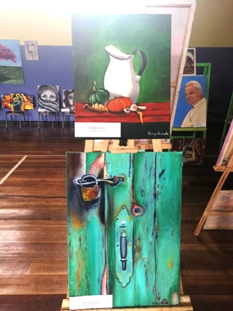 Con atractiva exposición finalizó taller de pintura en Colegio Santa Cruz de Villarrica - Red Informativa