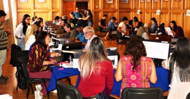 Con refuerzo de personal Municipalidad de Villarrica trabaja en la Renovación de los Permisos de Circulación