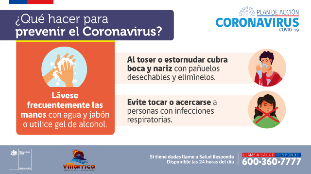 Municipalidad de Villarrica en relación al Coronavirus (Covid 19) informa: 3 Municipalidad de Villarrica en relación al Coronavirus (Covid 19) informa: - Red Informativa