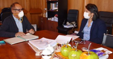 Delegada Presidencial en La Araucanía visita a alcalde Astete: Autoridad anuncia medidas restrictivas con motivo de Semana Santa
