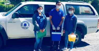 Equipos de salud municipal llegando a todos los rincones de la comuna