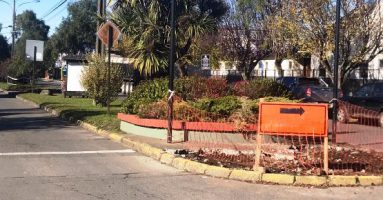 Continúan Obras de Habilitación Accesibilidad Universal y Ornamentación en Avenida Pedro de Valdivia en Villarrica