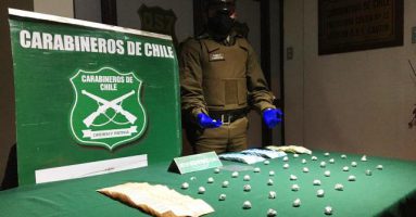 Carabineros incautó 315 dosis de cocaína