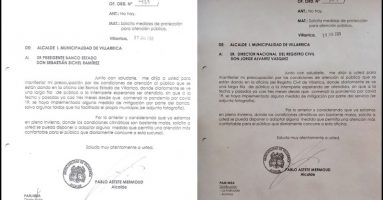 Alcalde Pablo Astete oficia a dos importantes reparticiones públicas