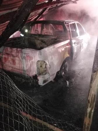 Una vivienda resultó destruida por el fuego en Villarrica - Red Informativa