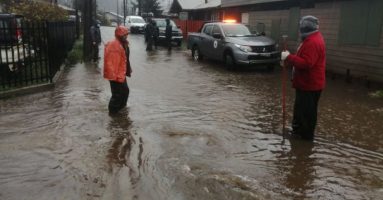 Personal municipal desplegado en diferentes puntos críticos de Villarrica