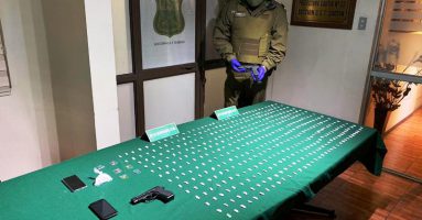 Carabineros saca de circulación banda dedicada al tráfico de pasta base y cocaína