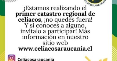 Organización Celíacos Araucanía está realizando primer catastro regional de personas afectadas