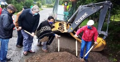 Un sueño: Colocan primera Piedra en Camino Emulpan – Hualapulli