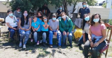Mascotas del Canil Municipal celebraron Navidad