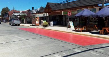 Departamento de Tránsito realiza demarcación de vías exclusivas para el transporte público