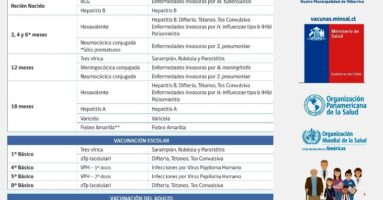 Continúa calendario de vacunas en Villarrica