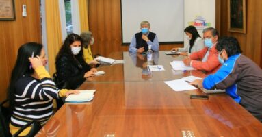 Importante reunión con el Colegio de Profesores de Villarrica