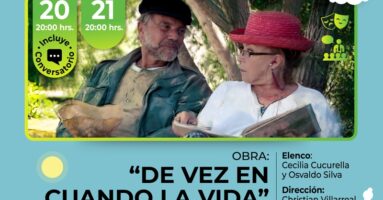 Nuevo estreno teatral presentará este fin de semana Villarrica Centro Cultural «DE VEZ EN CUANDO LA VIDA»