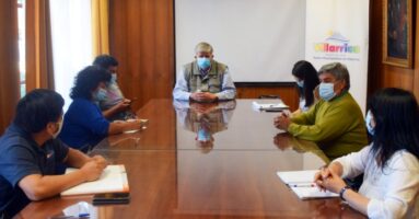 Agricultores de PDTI Villarrica se reúnen con alcalde de la comuna