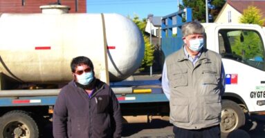 Nuevo camión aljibe para reparto de agua en sectores rurales de Villarrica