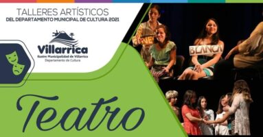 Departamento de Cultura de la Municipalidad de Villarrica invita al taller de Teatro 2021
