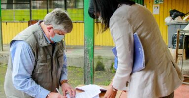 Comienzan obras de Mejoramiento en Escuela Municipal EpuKlei de Licán Ray: Se concretan compromisos