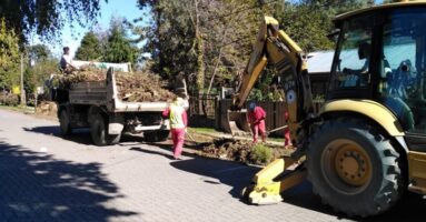 Importante operativo realiza Municipalidad de Villarrica en Licán Ray