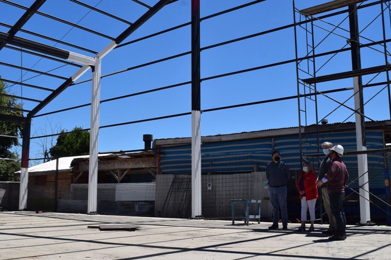 70 % de avance presentan obras de construcción de la Cancha Techada del Club de Rayuela Estrella Roja 1 70 % de avance presentan obras de construcción de la Cancha Techada del Club de Rayuela Estrella Roja - Red Informativa