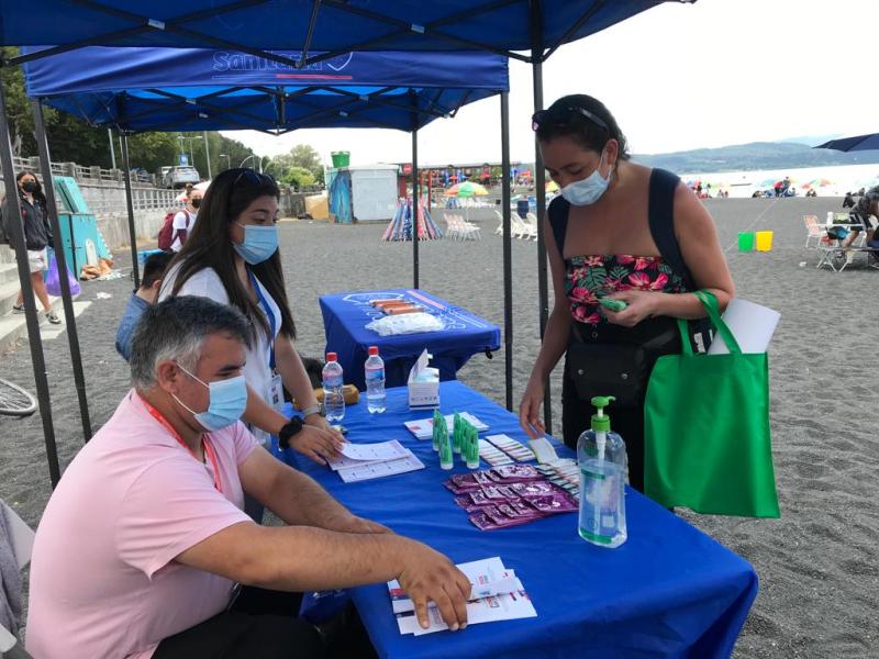 INJUV realizó feria juvenil en playa de Villarrica - Red Informativa