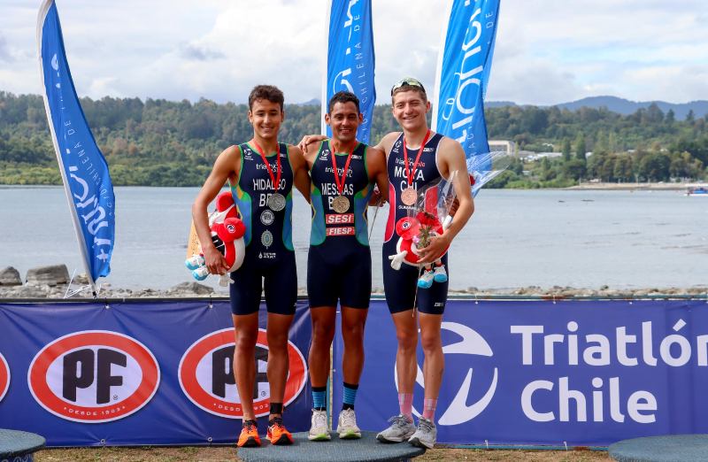 Brasileros Manoel Messias y Luisa Baptista ganan Americas Triathlon Cup Villarrica 2022 - Red Informativa