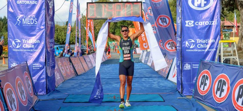 Brasileros Manoel Messias y Luisa Baptista ganan Americas Triathlon Cup Villarrica 2022 - Red Informativa