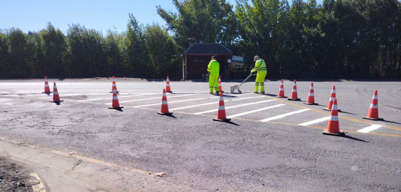 Autoridades junto a vecinos buscan solución a problemas de congestión vehicular en sector Collico Bajo - Red Informativa