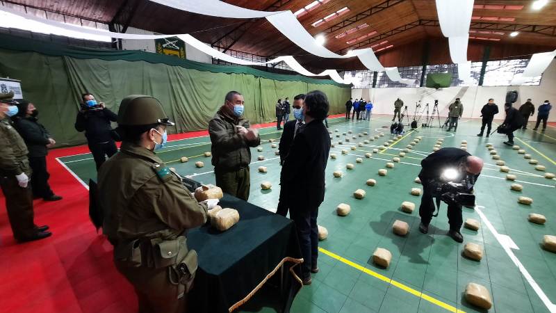 Carabineros logra el decomiso de droga más grande en la última década en La Araucanía: 158 kilos de Creepy - Red Informativa