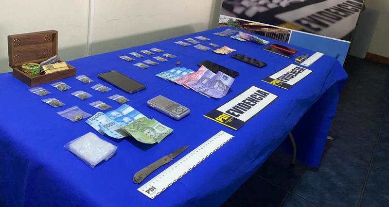 PDI Villarrica detiene a adolescentes por venta de droga y tenencia de armas - Red Informativa