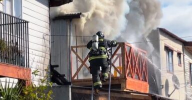 Villarrica: Incendió dejó 3 familias damnificadas en calle Antirayen