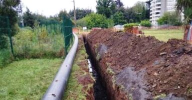 Aguas Araucanía construye aducción de aguas servidas en sector poniente de Temuco