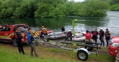 Grupos Gersa de la región trabajaron en la búsqueda de joven desaparecido en el río Toltén