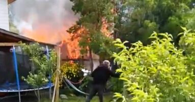 Incendio en Pucón deja cuatro personas damnificadas