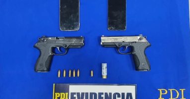 PDI detuvo a hombre y su madre por amenazas e infracción a la Ley de Armas en Loncoche