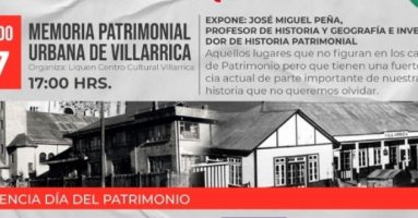 Villarrica celebrará el Día de los Patrimonios con numerosas actividades