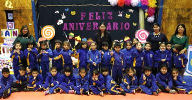 Escuela José Abelardo Núñez de Villarrica conmemoró 62 años de vida educacional
