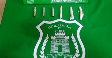 Gendarmes incautan droga que era lanzada desde el exterior de la cárcel de Pitrufquén