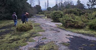 Vecinos de Huincacara denuncian contaminación en su sector