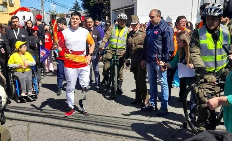Villarricense “brilló” junto a la antorcha panamericana en su paso por La Araucanía - Red Informativa