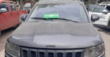 Carabineros recupera en Pucón vehículo robado en Puente Alto