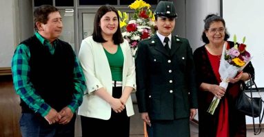 Funcionarios y funcionarias de Gendarmería en La Araucanía reciben ascensos