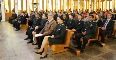 Gendarmería de la Araucanía realizó Eucaristía de Acción De Gracias por 93° aniversario