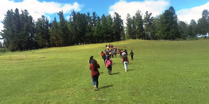 Alumnos, docentes y algunos vecinos de Villarrica participaron del simulacro volcánico 1 Alumnos, docentes y algunos vecinos de Villarrica participaron del simulacro volcánico - Red Informativa