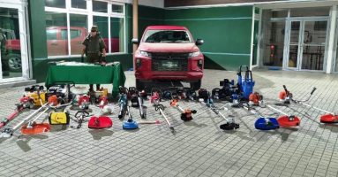 Carabineros de Villarrica desbarata un robo de ferretería y recupera un vehículo robado