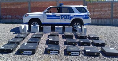 Detectives recuperan baterías de litio avaluadas en 42 millones de pesos en Villarrica