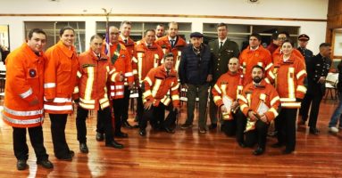 Bomberos de Villarrica conmemoró con todos los voluntarios aniversario 173 en su día