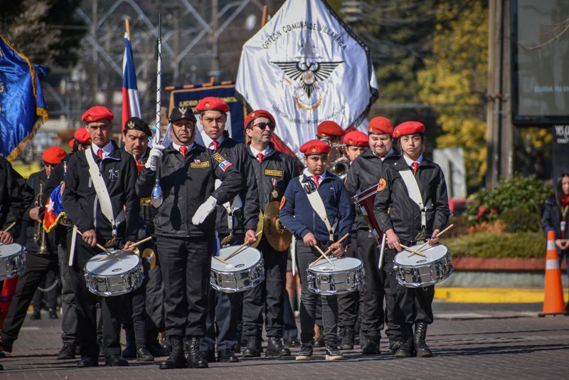 Villarrica rindió homenaje a Bernardo O’Higgins por su natalicio 246 - Red Informativa